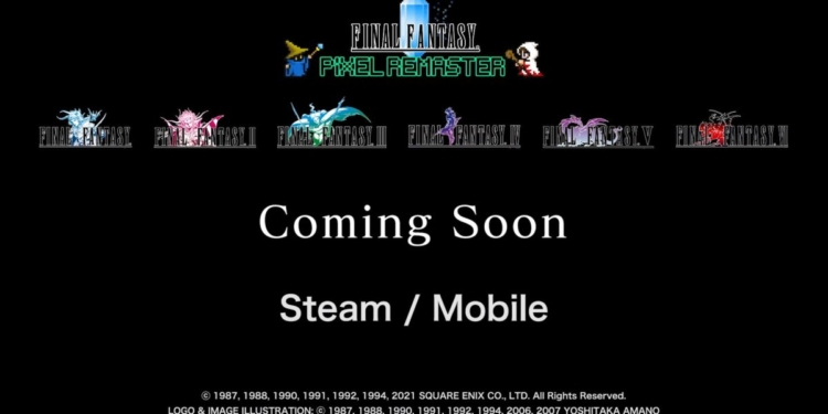 Final fantasy pixel remaster akan rilis untuk pc dan mobile | square enix