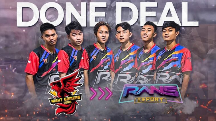 Resmi, Rans Esports Umumkan Roster Divisi Free Fire Barunya