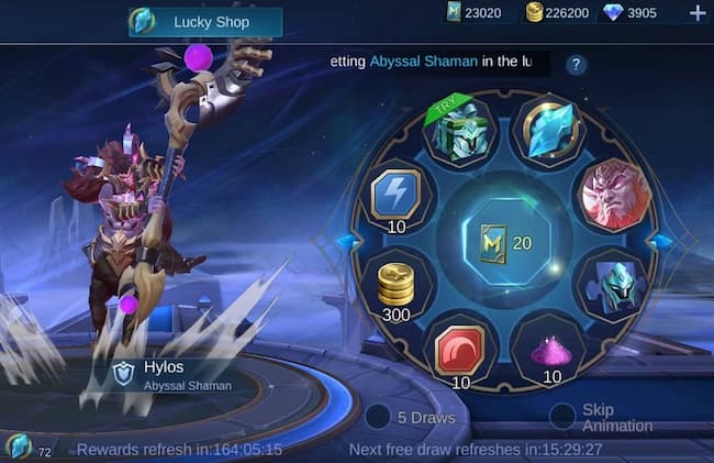 Skin abyssal shaman hylos