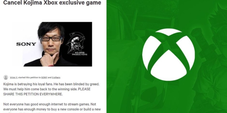 Fans hideo kojima buat petisi untuk tolak perilisan game exclusive xbox | change. Org