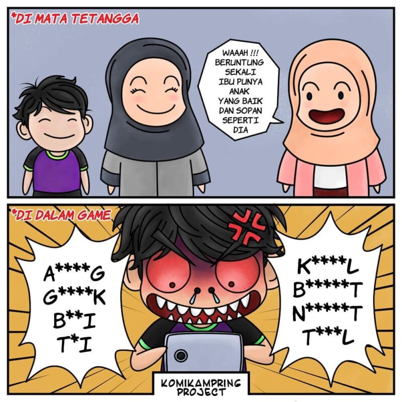 Komik mobile legends anak pendiam