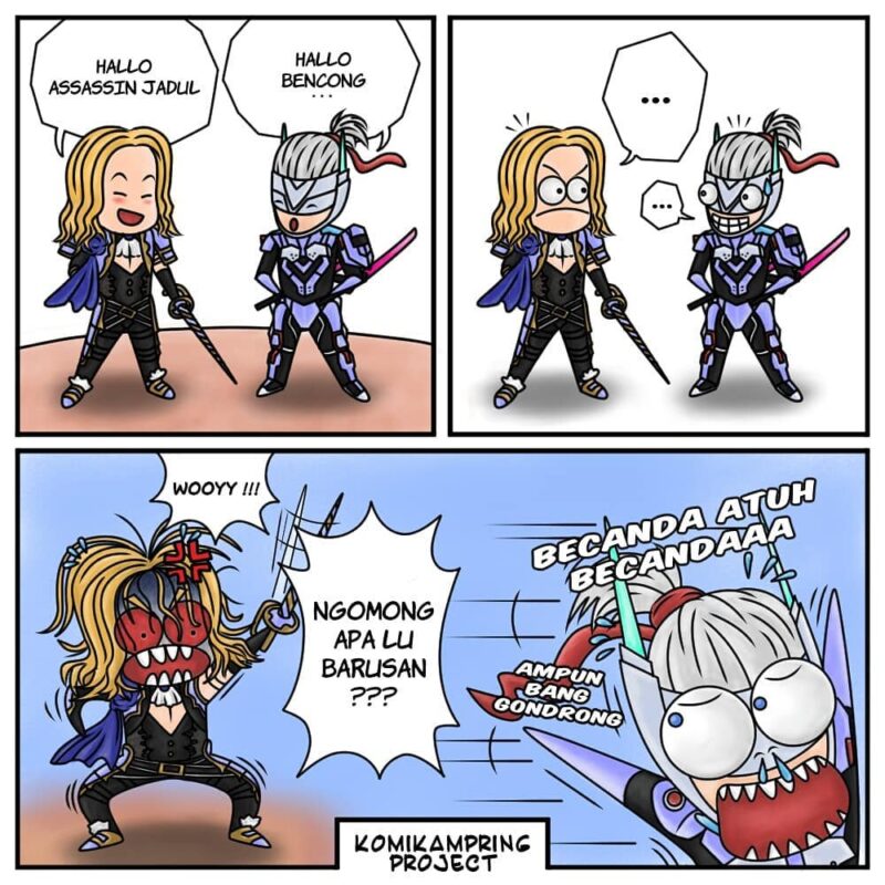 Komik mobile legends saber