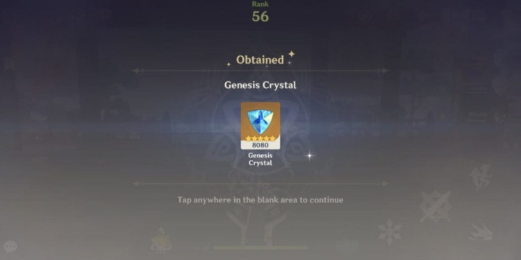 Genesis crystal top up 1