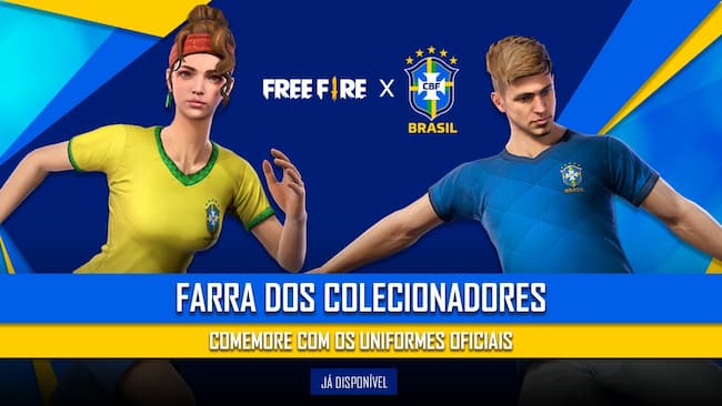 Kolaborasi Free Fire Dan Timnas Brazil
