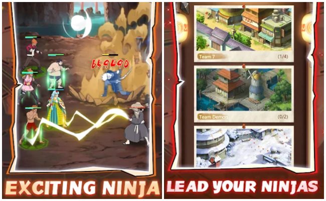 Game Naruto offline Last Ninja Iddle Adventure