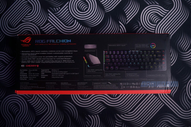 Rog falchion box belakang gamedaim review