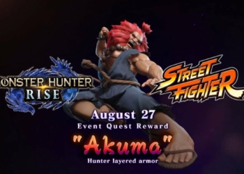 Monster hunter rise adakan kolaborasi dengan street fighter | capcom