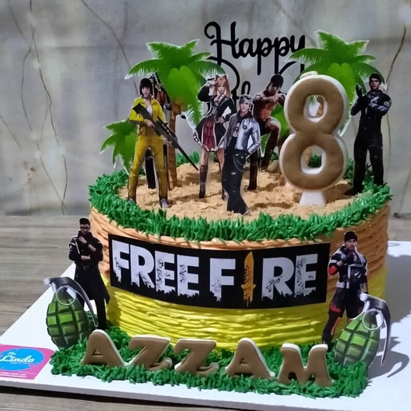 Kue ulang tahun free fire