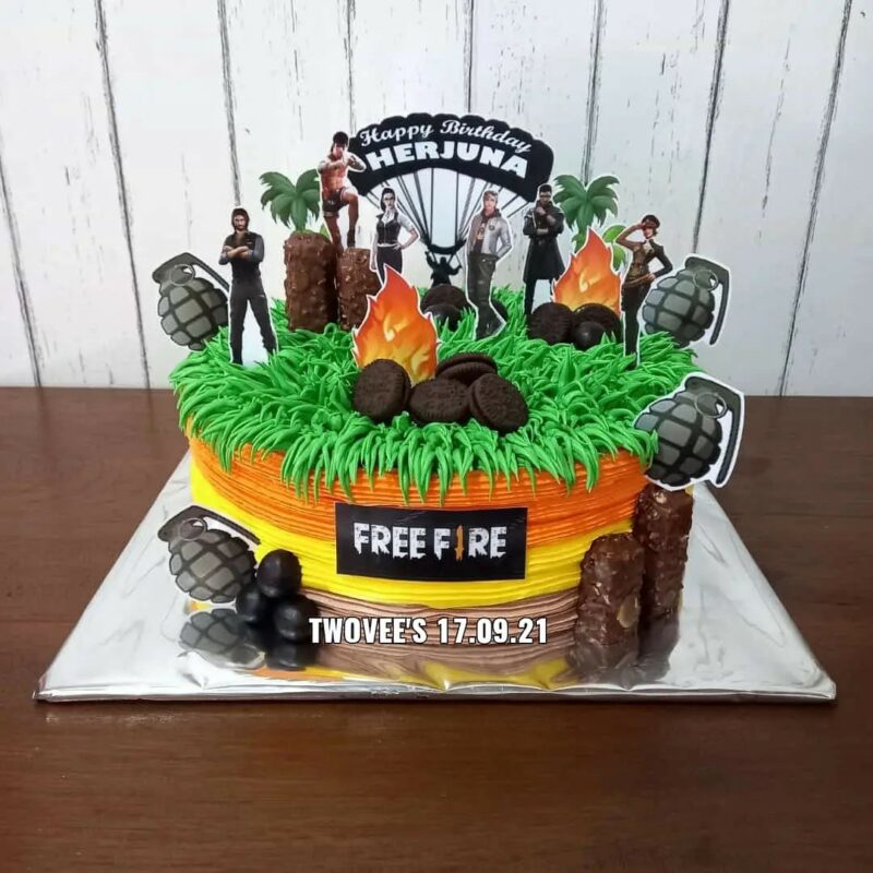 Kue ultah free fire