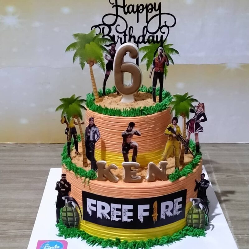 Kue ultah free fire