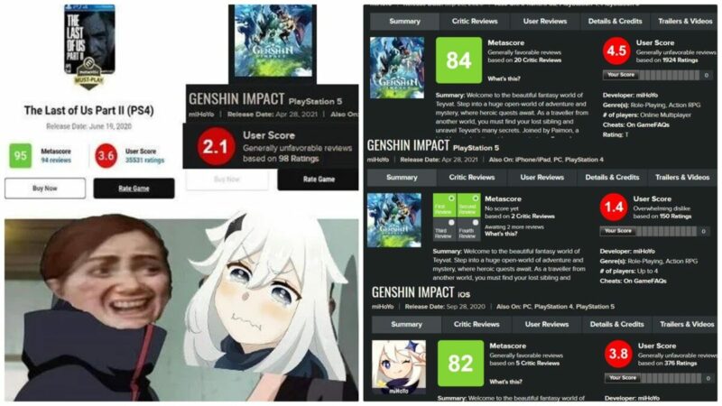 Metacritic Genshin Impact