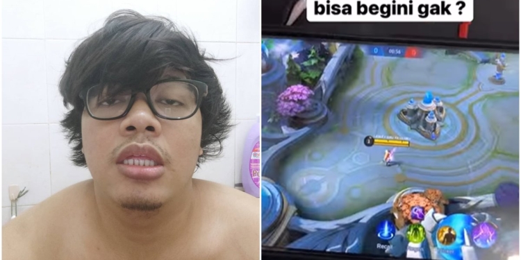 Youtuber ini terang terangan gunakan cheat di mobile legends