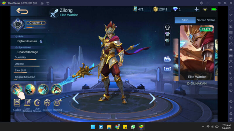 Kategori skin mobile legends elite