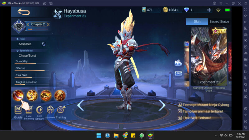 Kategori skin mobile legends startlight