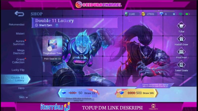 Bocoran Event Double 11 Mobile Legends, Hadiah Skin X.borg Tesla Maniac