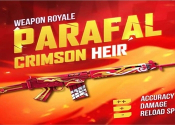 Cara mendapatkan gun skin crimson heir ff di event weapon royale