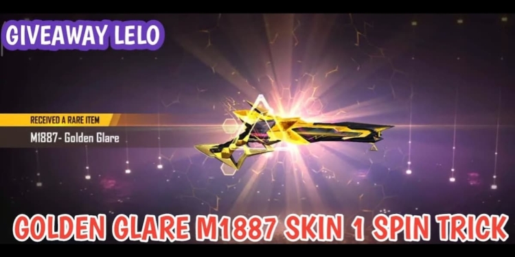 Cara mendapatkan skin gun m1887 golden glare ff