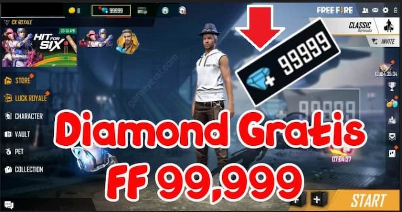 Diamond Gratis FF 99,999 Tanpa APK Terbaru 2021 - Gamedaim.com