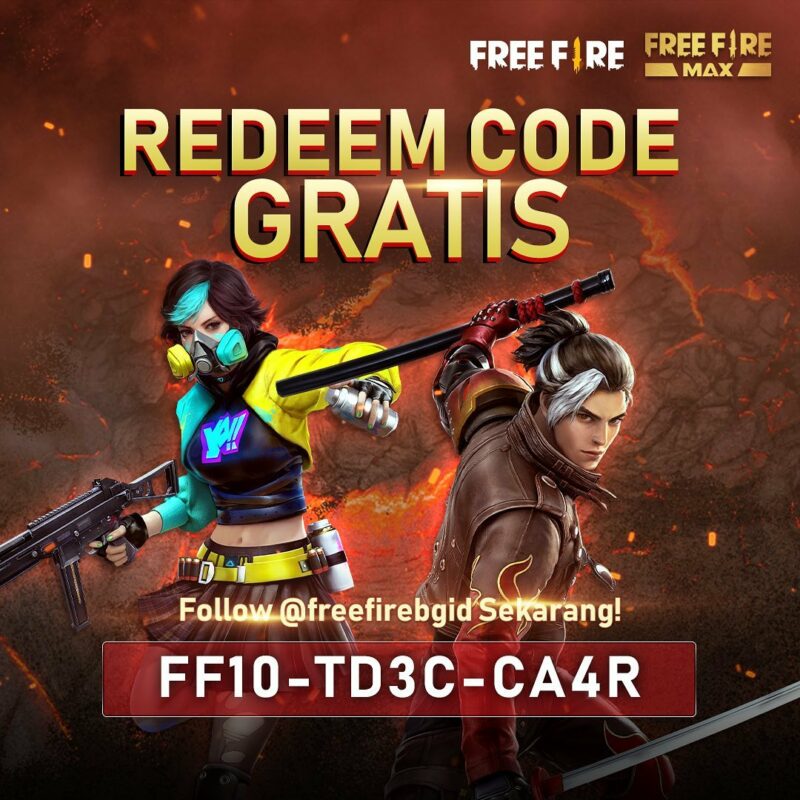 Kode redeem ff 9m