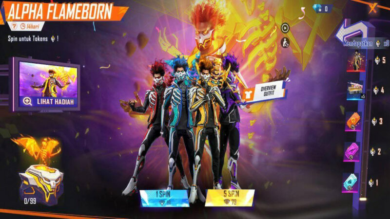 Cara Mendapatkan Evo Bundle Alpha Flameborn Ff Di Event Completion Gacha