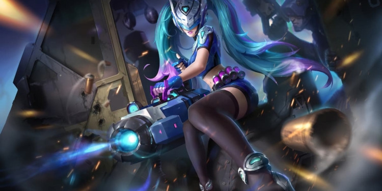 Cara mendapatkan skin layla blue spectre mobile legends