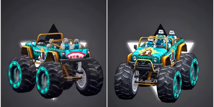 Dapatkan monster truck poker monarch ff dari bonus pre order elite pass season 43