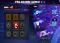 Dapatkan spas12 dan aug cosmic teleportia ff di event bullseye free fire