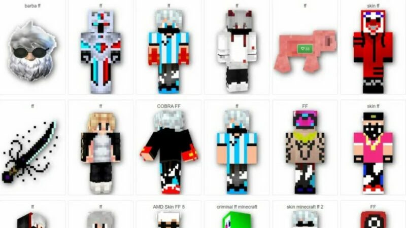 Download Skin Minecraft Ff (free Fire) Terbaru Lengkap 2022