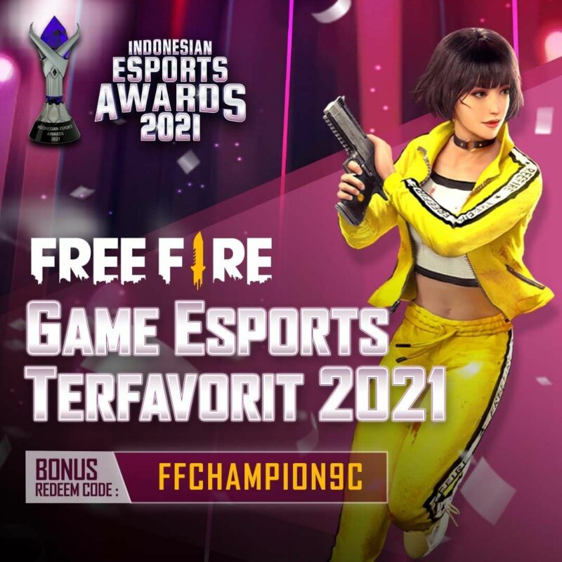 Kode redeem ff indonesia esports awards 2021