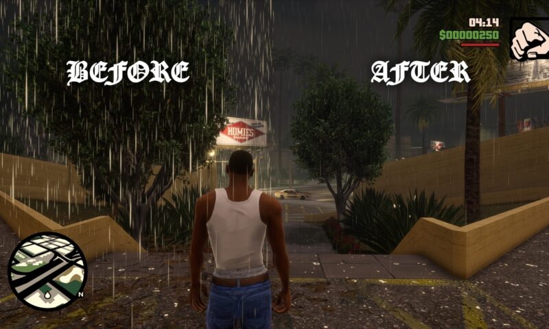 Ironi, Modder Ini Perbaiki Hujan Lebat di GTA: San Andreas Remaster | GTATrilogyMod