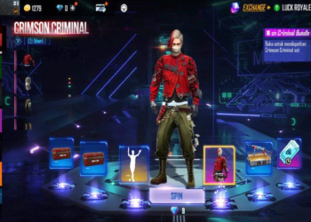 Cara mendapatkan bundle crimson criminal ff di event moco store