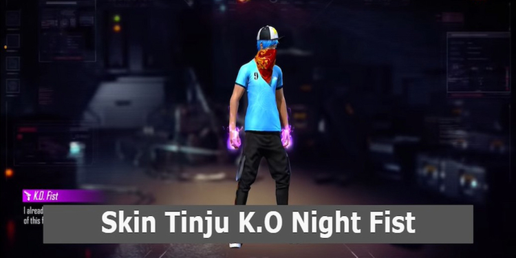 Dapatkan skin ko night fist ff dalam luck royale event faded wheel