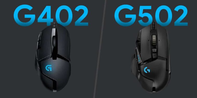 Logitech G402 Vs. G502