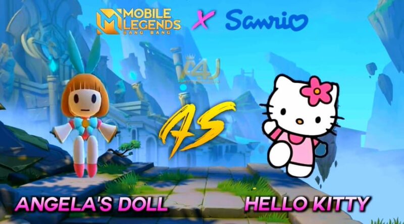 Mlbb x hello kitty skin angela