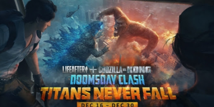 Lifeafter x godzilla vs kong crossover