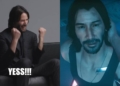 Keanu reeves senang fans buat mod nakal karakternya di cyberpunk 2077 | gamedaim