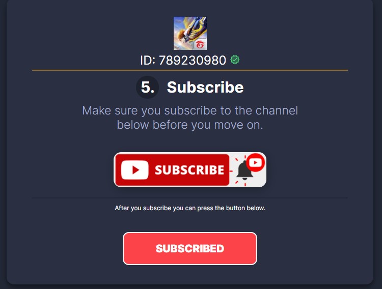 Subscribe ffbar