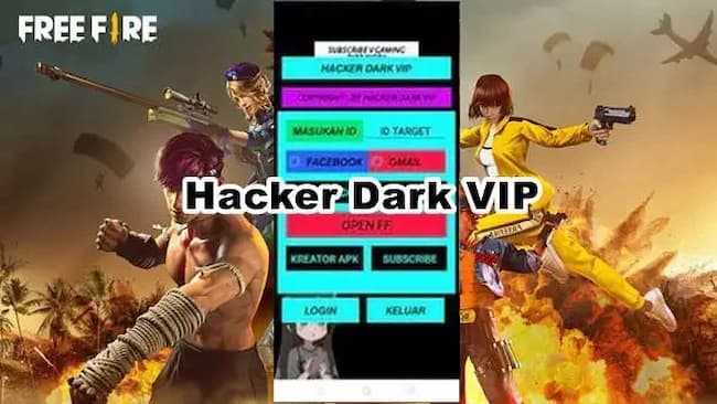 Apk Hack Ff Account With Copy Id Hacker Dark Vip