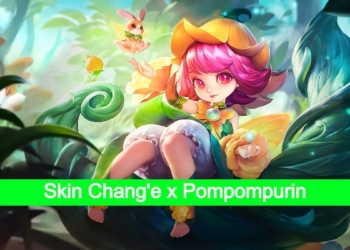 Bocoran tampilan skin chang'e x hello kitty