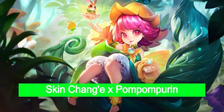 Bocoran tampilan skin chang'e x hello kitty