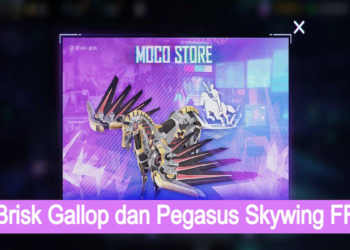 Cara mendapatkan animasi brisk gallop ff dan pegasus skywing di event moco store