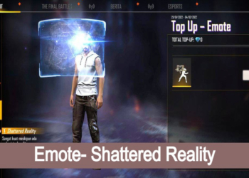 Dapatkan emote shattered reality ff dalam bonus top up diamond terbaru