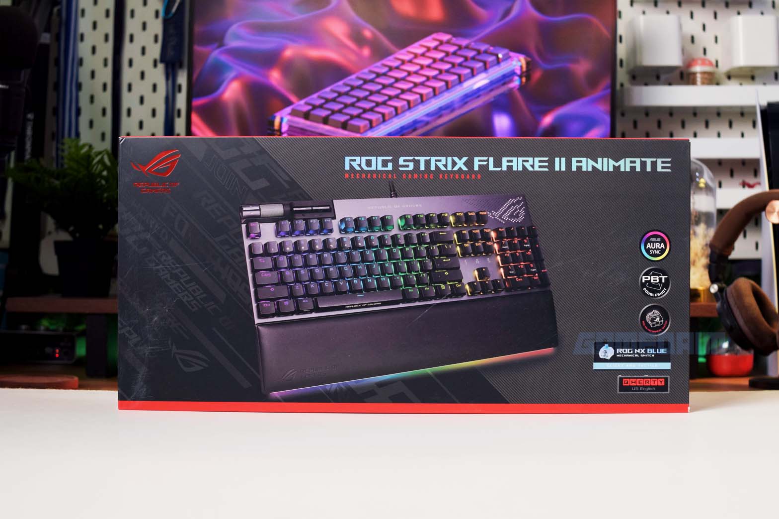 Strix flare ii animate. ASUS ROG Strix Flare II animate. ROG Flare II. ROG Strix Flare II animate белая.