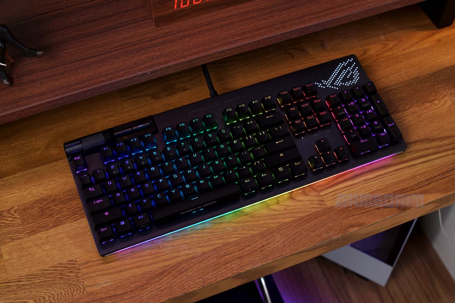 Rog strix flare ii animate rgb gamedaim review