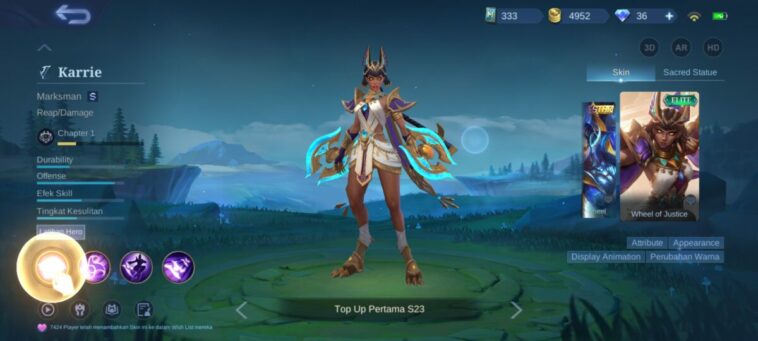 Skin Karrie Mobile Legends