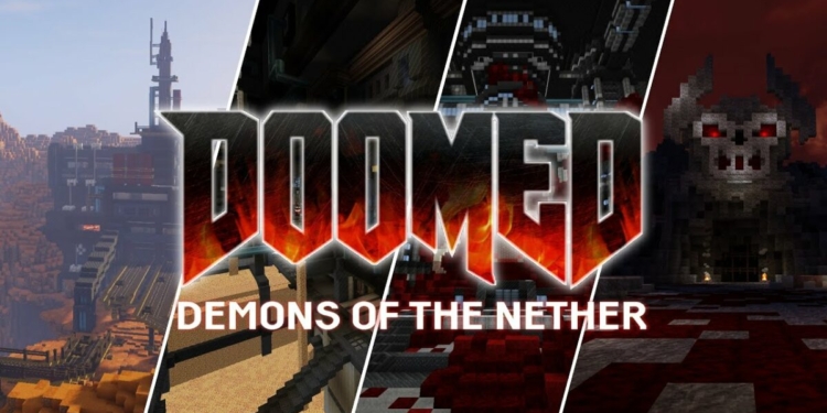 Mod baru ubah minecraft jadi doom (2016) | minecraft