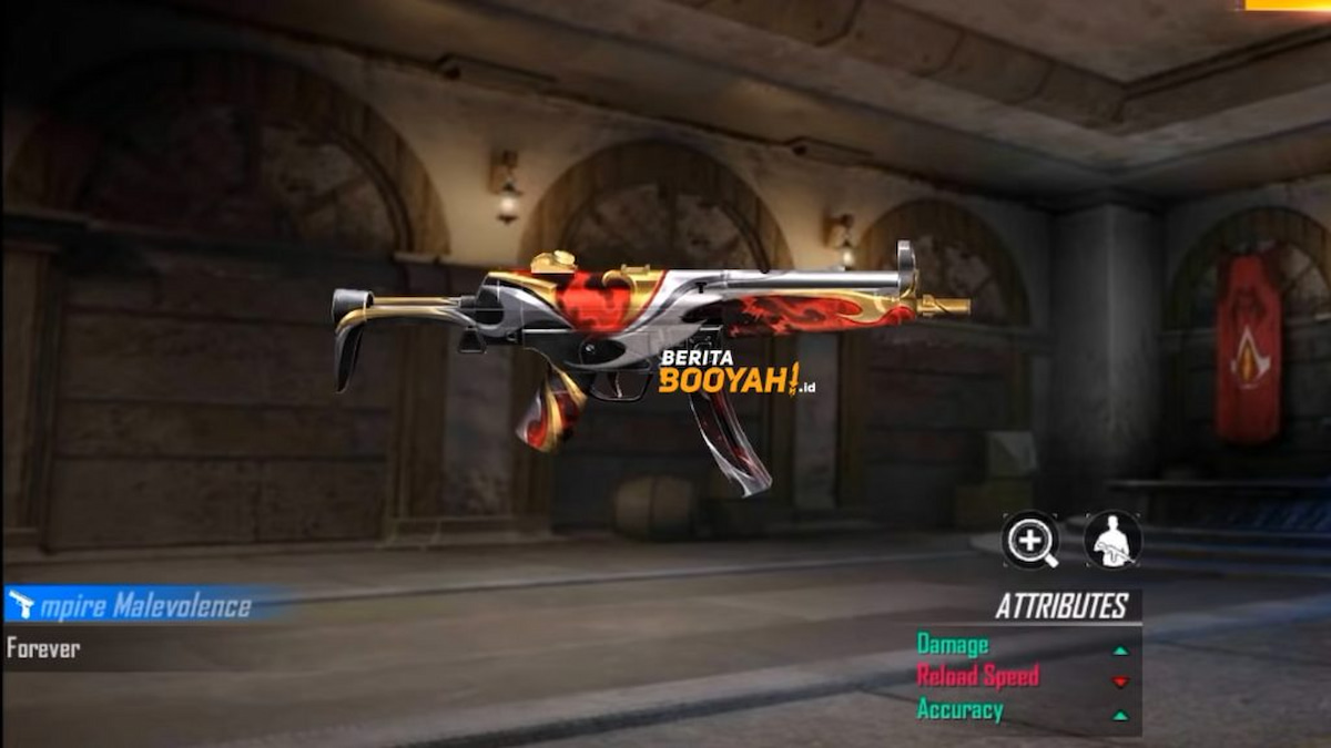 Dapatkan skyboard dan mp5 vampire malevolence ff di event squad beatz