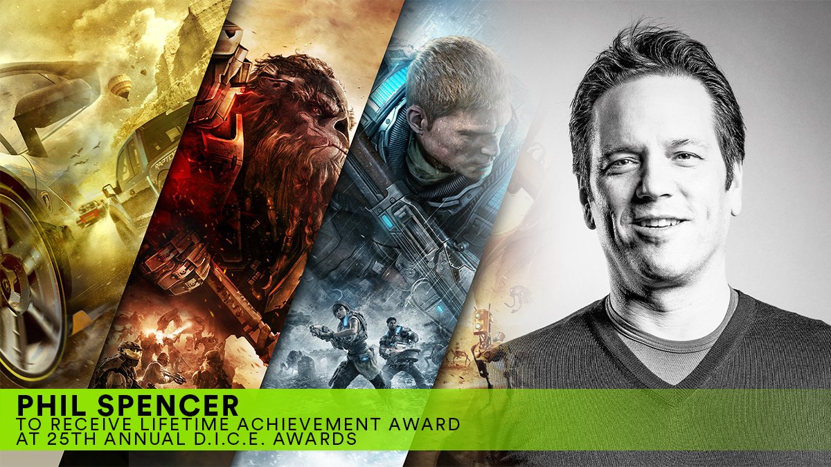 Phil spencer akan menerima aias lifetime achievement award