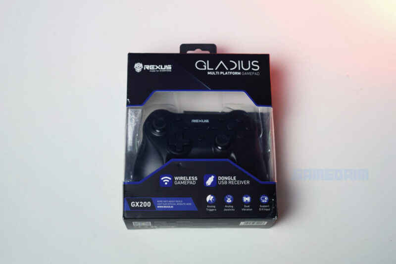 Rexus Gladius Gx200 Box Depan Gamedaim Review