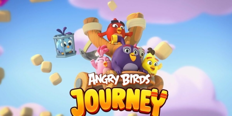 Banyak remaja memainkan angry birds